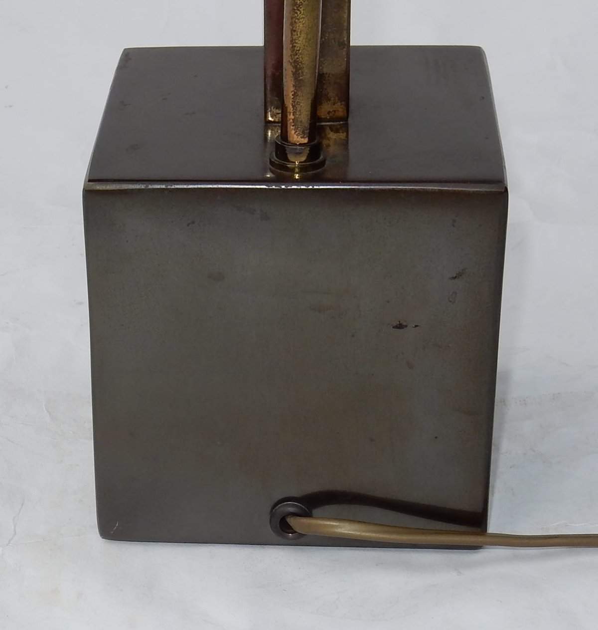 1970′ Lampe Décor De Tête De Cheval Bronze Doré DLG Duval Brasseur Non Signée – Image 4