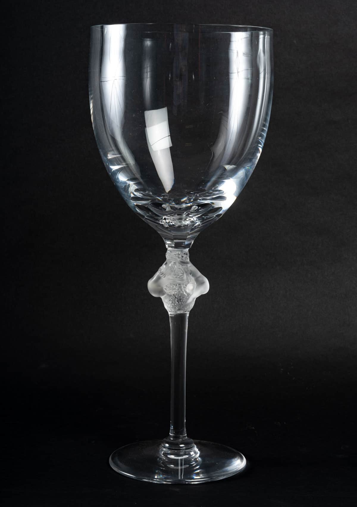 Lalique Grand Vase modèle « Roxane » – Image 4