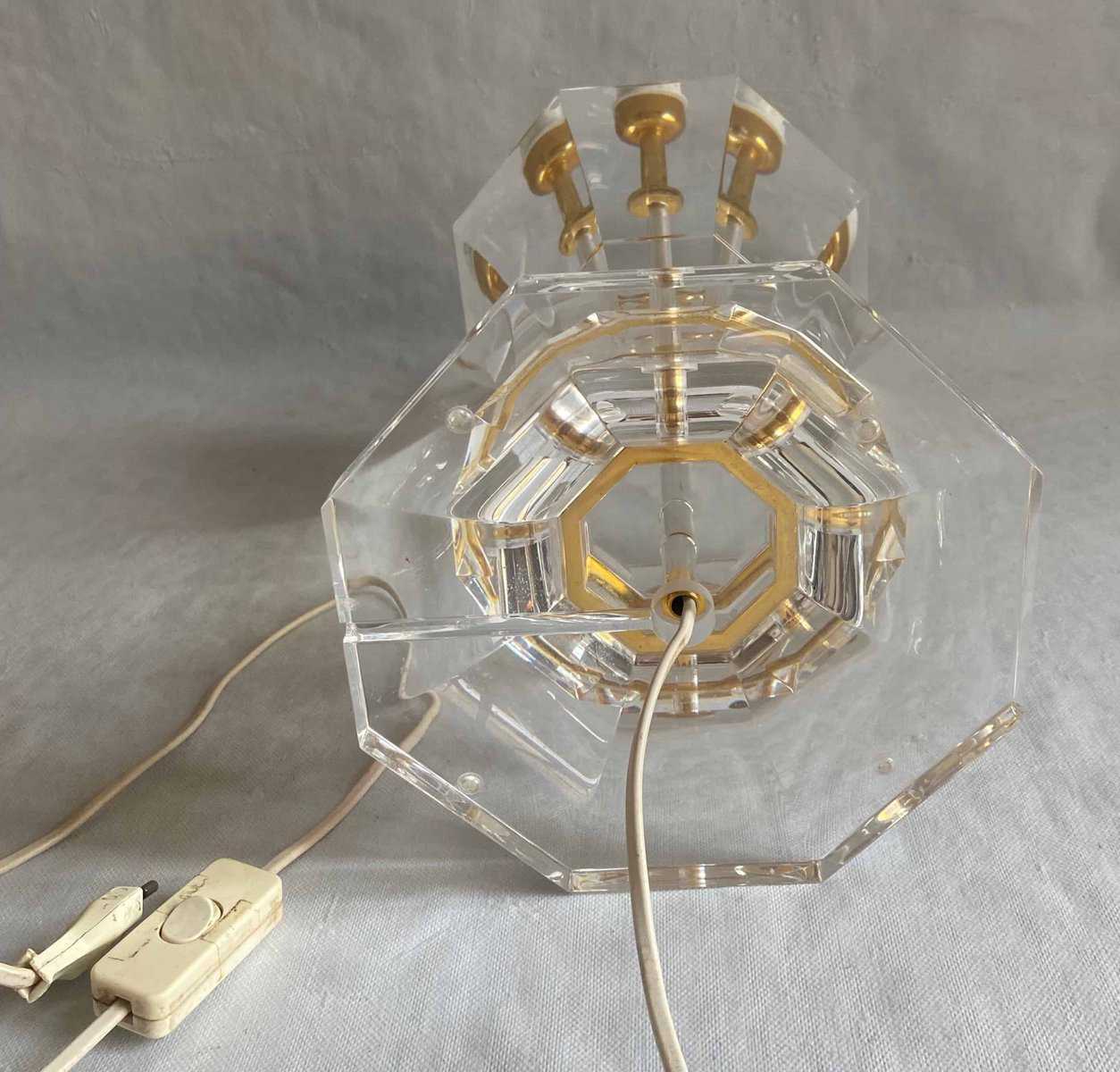 1970′ Roche Bobois Lampe En Methacrylate – Image 5