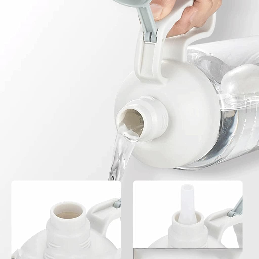 Bouteille de Sport Grande Capacité en Plastique 1,8 Litres Avec Paille – Image 3