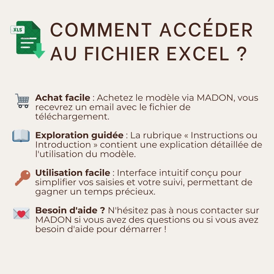 Modèle Excel des Opérations Axé sur la Gestion Relation Fournisseur – Image 3