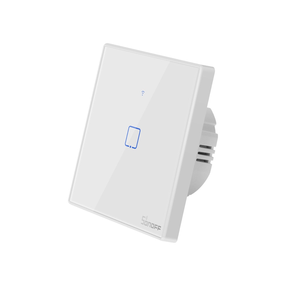 Sonoff T2 1 2 3 Gang Smart WiFi interrupteur de lumière murale minuterie RF/APP/commande tactile EU panneau domotique Google Nest/Alexa – Image 8
