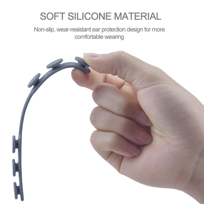 3 pièces masque crochet oreille Protection artefact Anti verrouillage boucle oreille douleur réglable masque Extension boucle oreillette réutilisable femme homme – Image 4