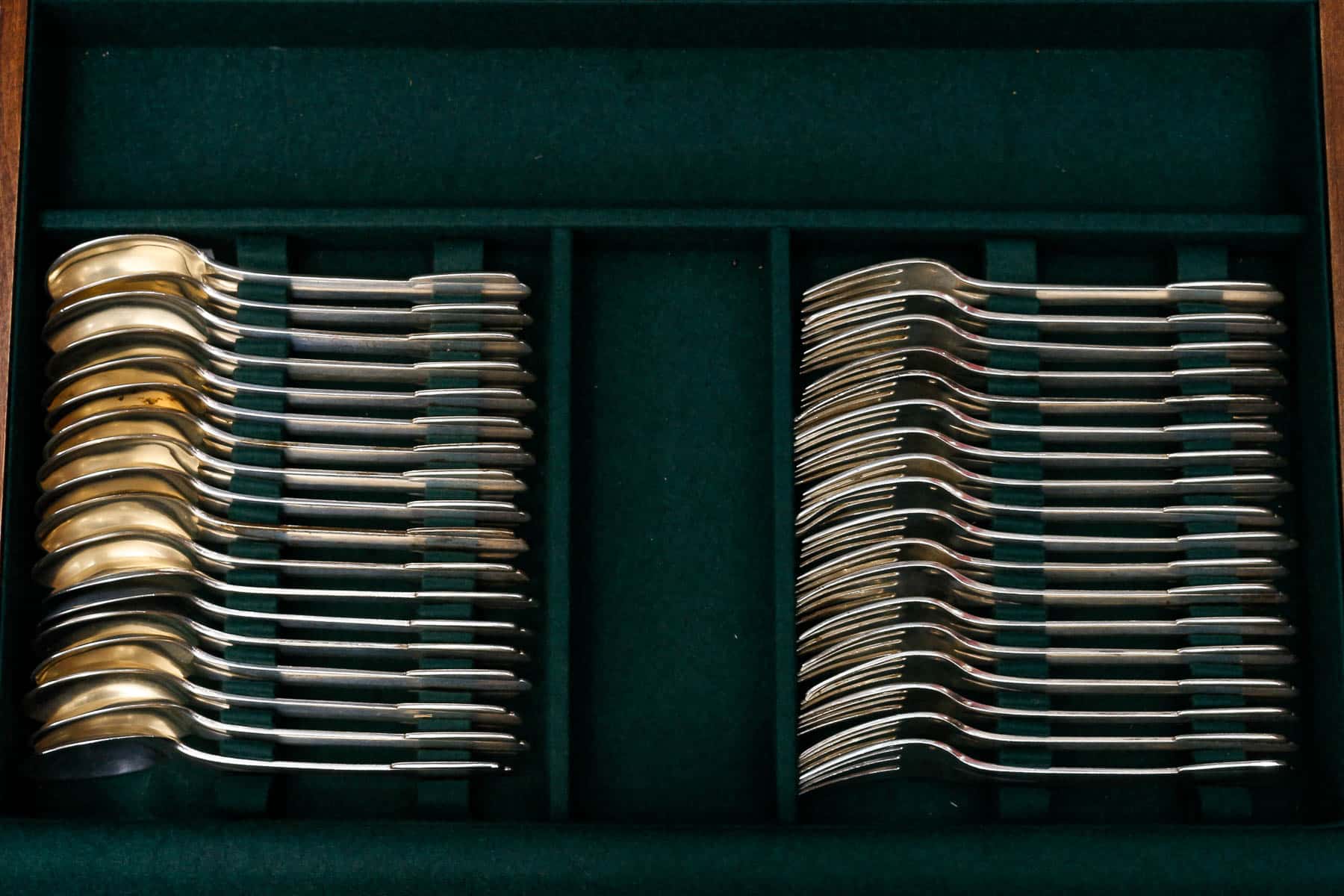 FJERDINGSTAD – Ménagère en argent massif 78 Pièces ART DECO – Image 9