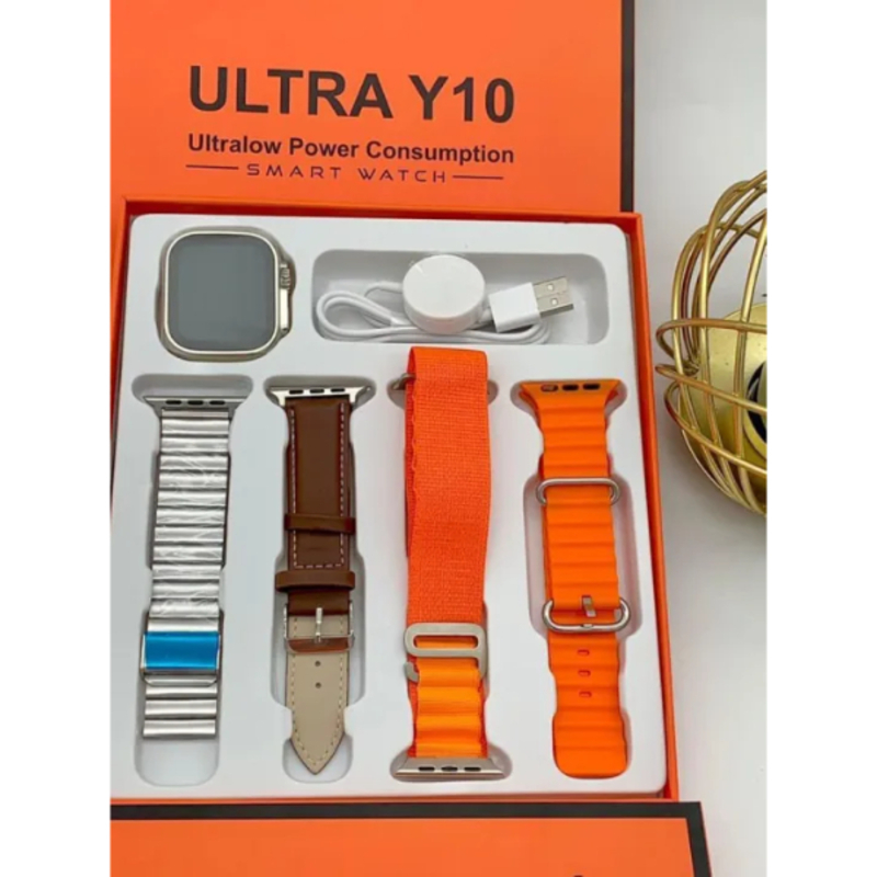 Montres Connectées Ultra Series 8, 4 bracelets 8 Ecran 2.0″ Appels BT, NFC, Chargement sans fil Pour Android IOS Smartwatch Y10 Ultra RS-APP09 SMART WATCH – Image 5