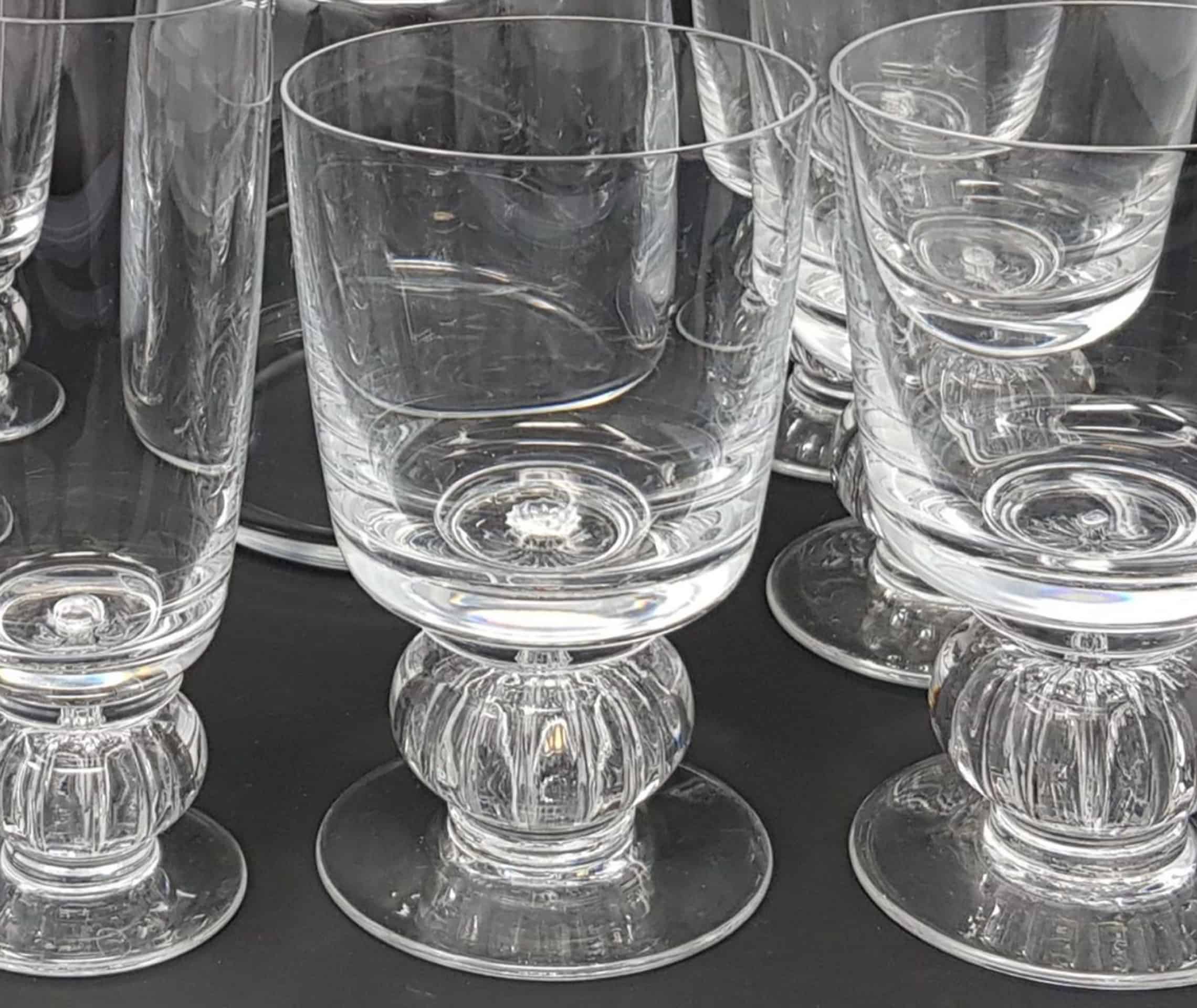 Service en cristal Marc LALIQUE (1900-1977) » Majorque « – Image 3