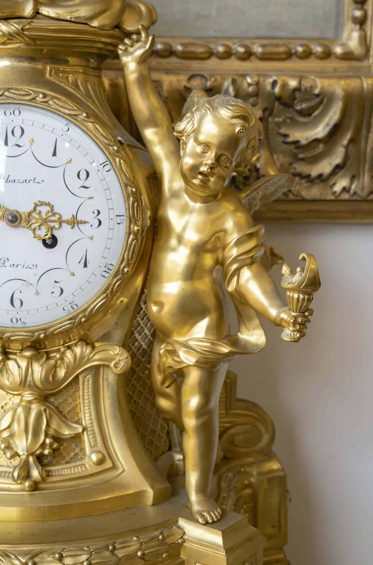 Une Pendule Au Coq En Bronze Doré époque XIXème Siècle – Image 4