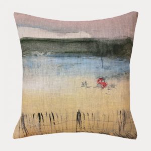Housse de Coussin Lin Tracteur Rouge, Différentes Tailles | Maison Levy