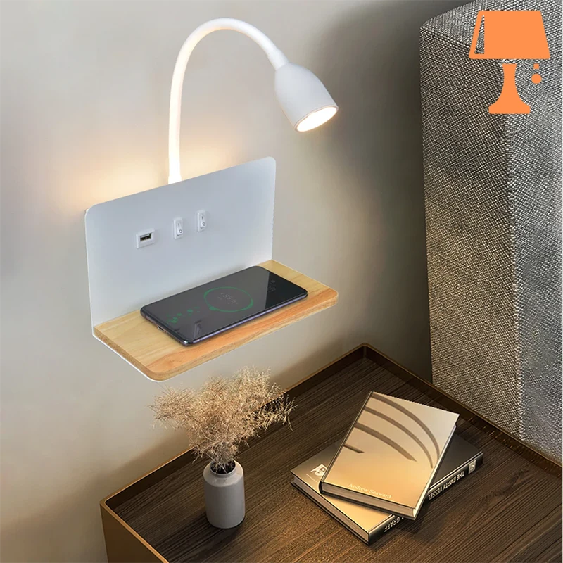 Lampe de Chevet Port USB – Image 3